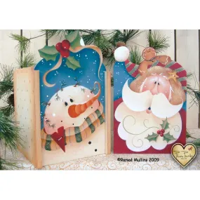 #123  Winter Tissue Box Inserts