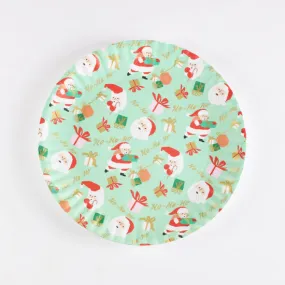 16" Santa "Paper" Melamine Platter