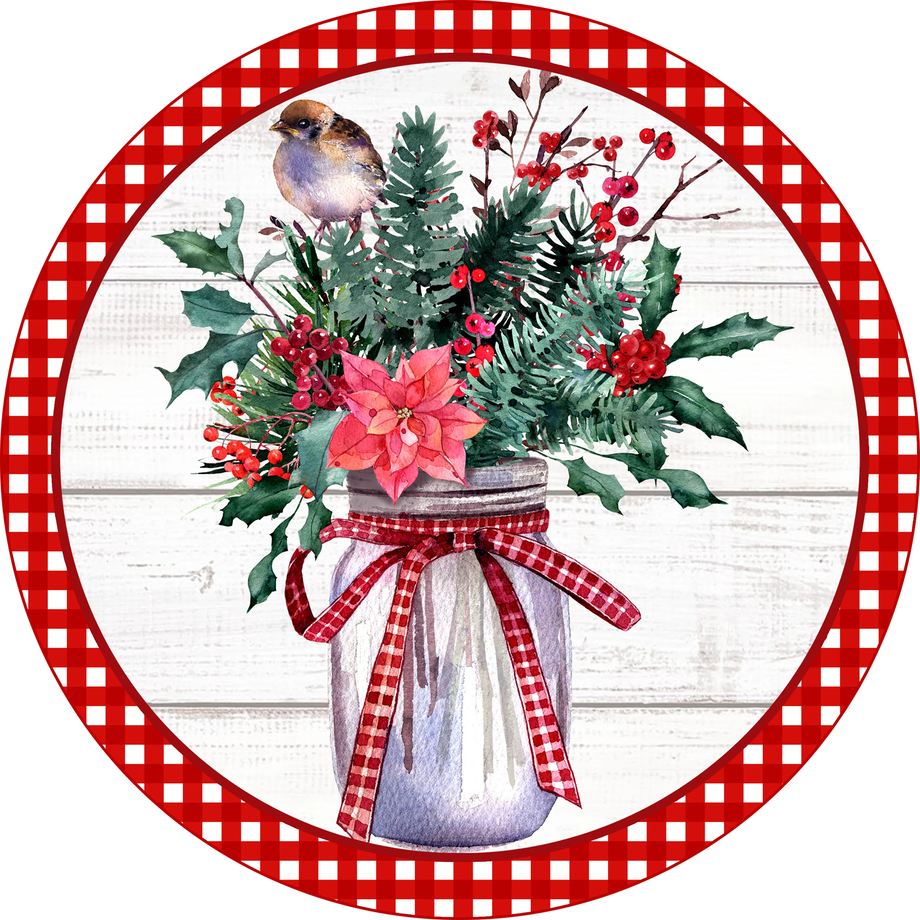 #20 Winter Sign, Winter Sign, Wreath Center, Wreath Attachment