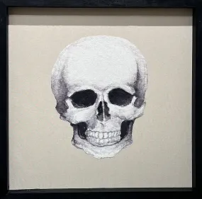 24x24 Textured Natural Skull