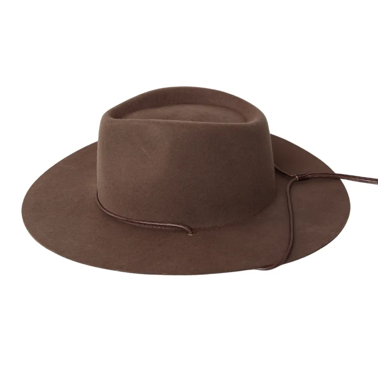 28 Eastern Scout Soft Felt Hat - Chocolate