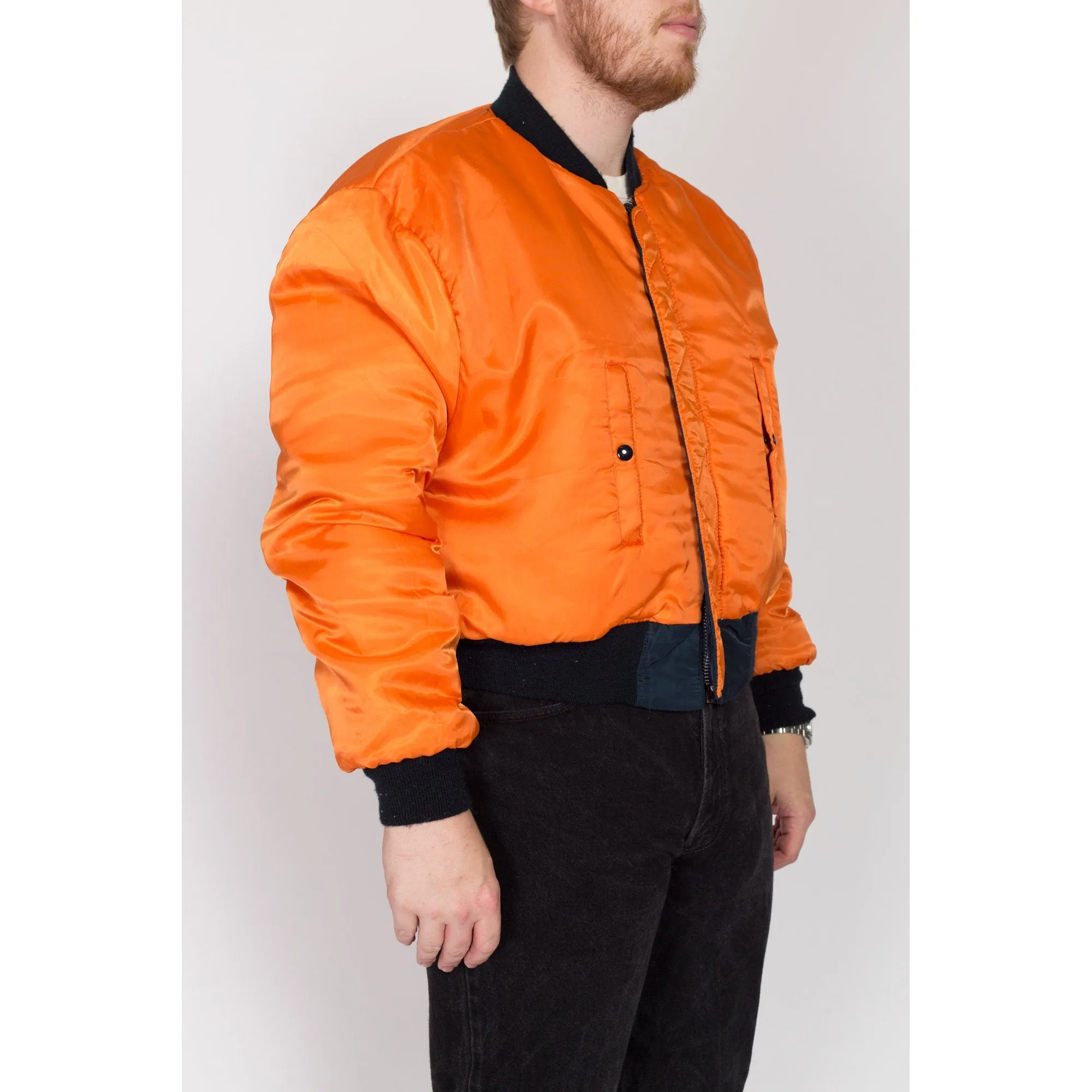 2X 90s MA-1 Reversible Bomber Flight Jacket