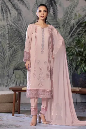 3PC Embroidered Unstitched Cambric Suit KSDE-2834