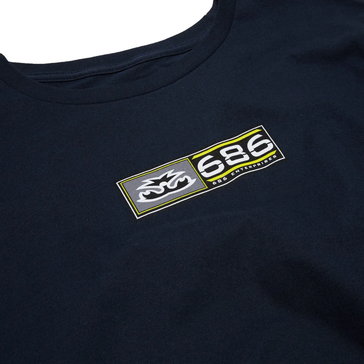 686 2001 Main Long Sleeve T-Shirt - Navy