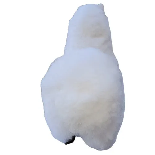 9" Standing Fur Alpaca Toy