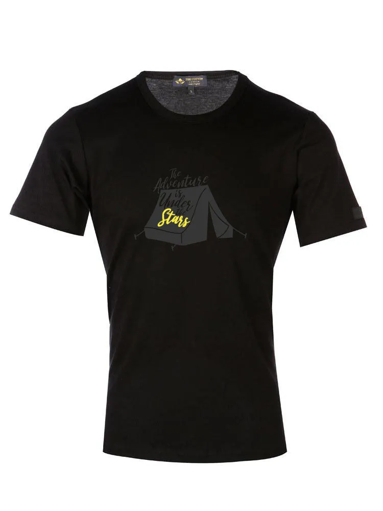 Adventure Camping Black T-Shirt