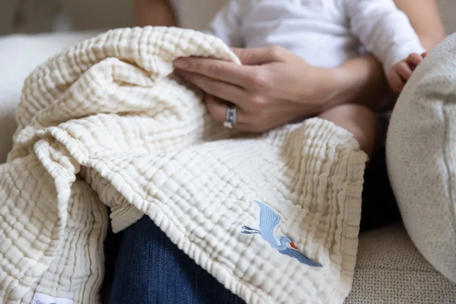 All-Season Organic Muslin Mini Blankets