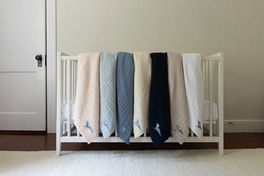 All-Season Organic Muslin Mini Blankets