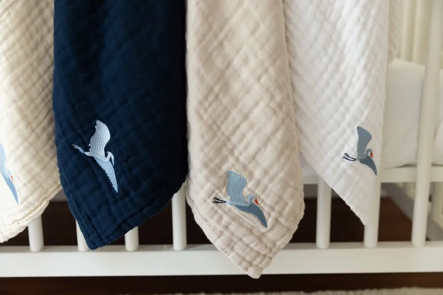 All-Season Organic Muslin Mini Blankets