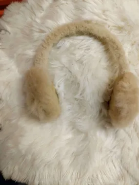 Alpaca Earmuffs Light Brown