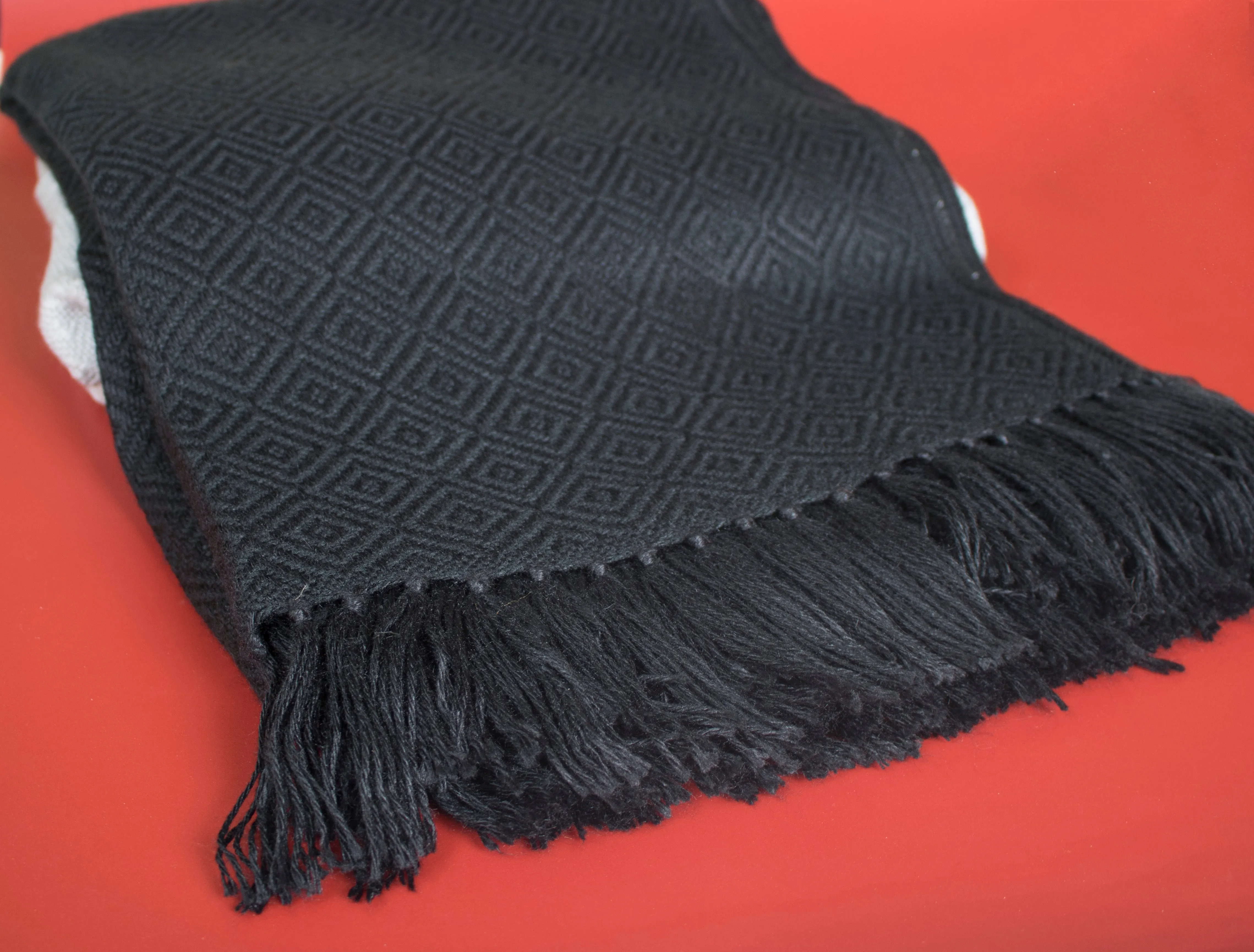 Alpaca Throw Marcelina Black