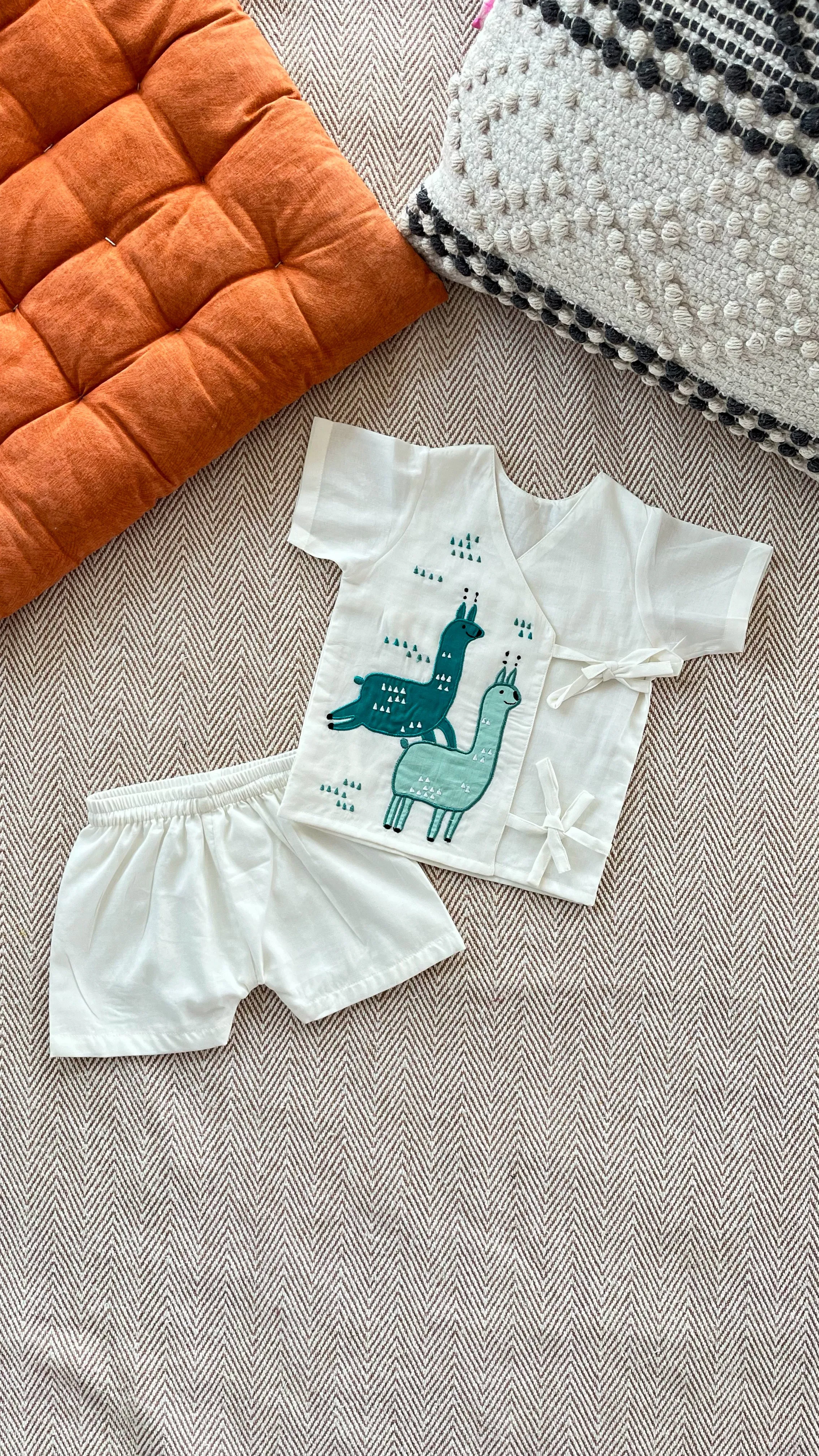 Alpacas Voile Jhabla Set