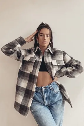 Amada Ombré Plaid Shacket