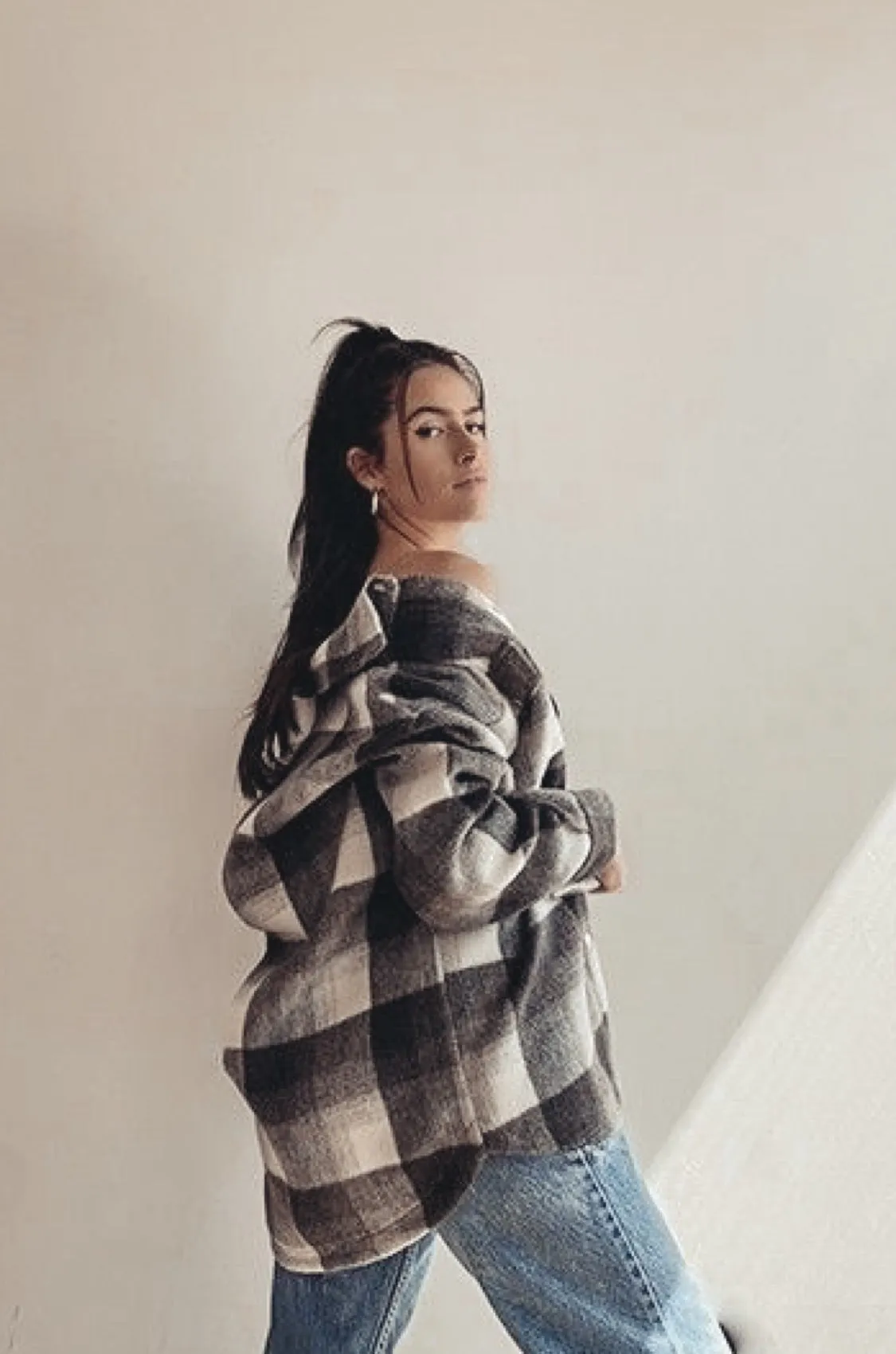 Amada Ombré Plaid Shacket