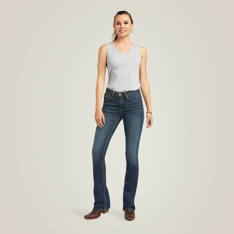 Ariat Ladies R.E.A.L. High Rise Fernanda Boot Cut Jean Style 10040802