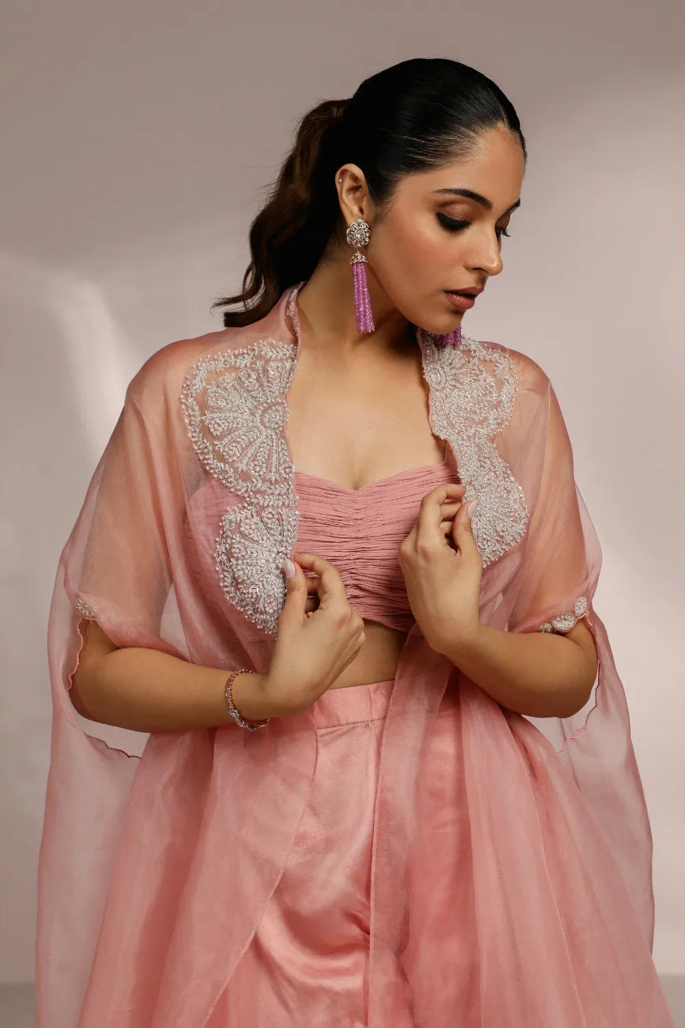 arpita gupta in RUSHING BLOUSE WITH CAPE