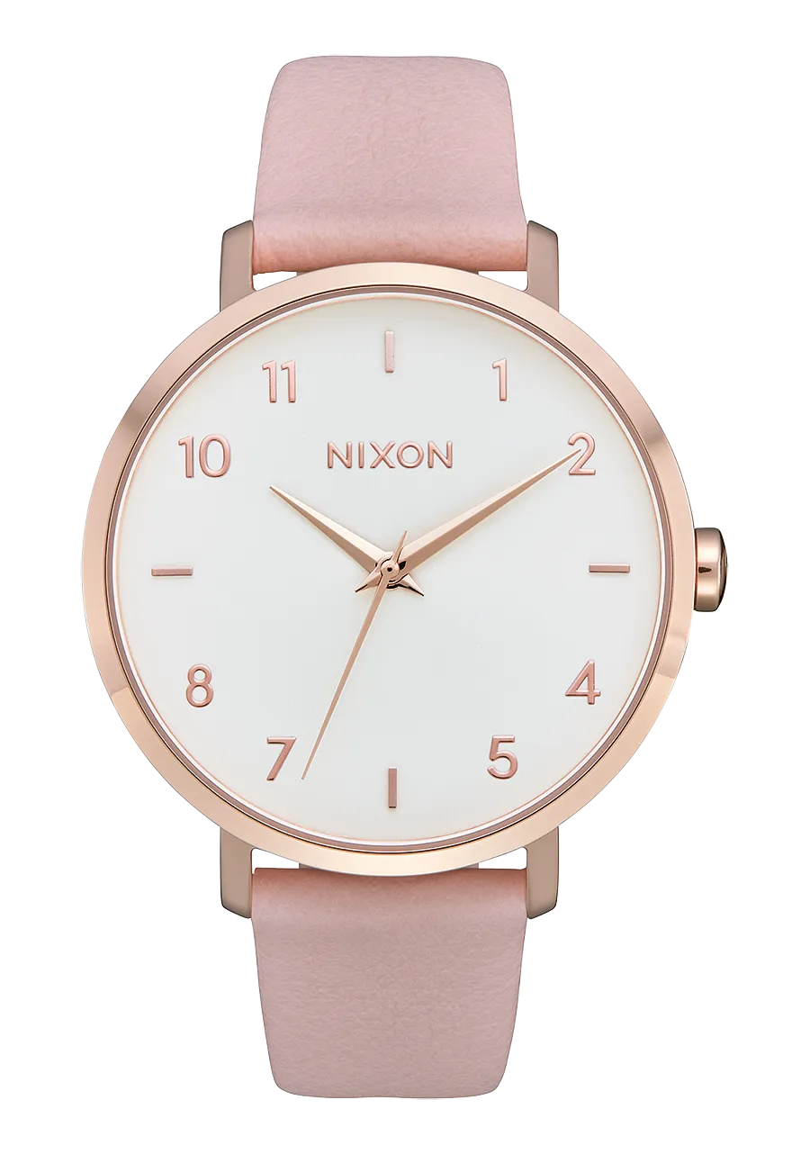 Arrow Leather - Rose Gold / Light Pink