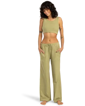 Beach Walk Trousers in Avocado