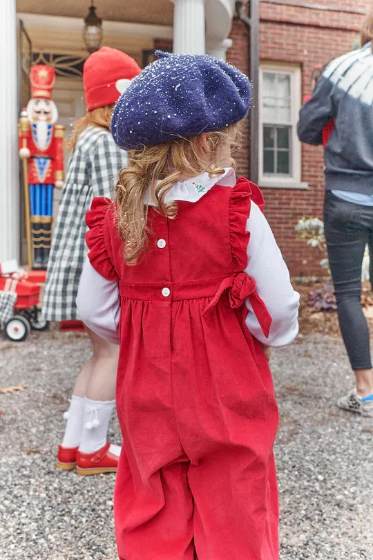 bella bliss: Corduroy Berkley Overall - Red Cord