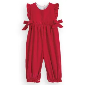 bella bliss: Corduroy Berkley Overall - Red Cord