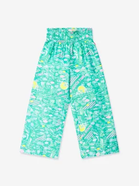 Billieblush Girls Good Time Trousers in Green