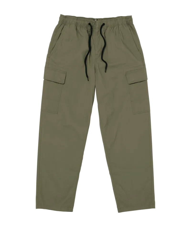 Billow Tapered Cargo Trousers in Wintermoss