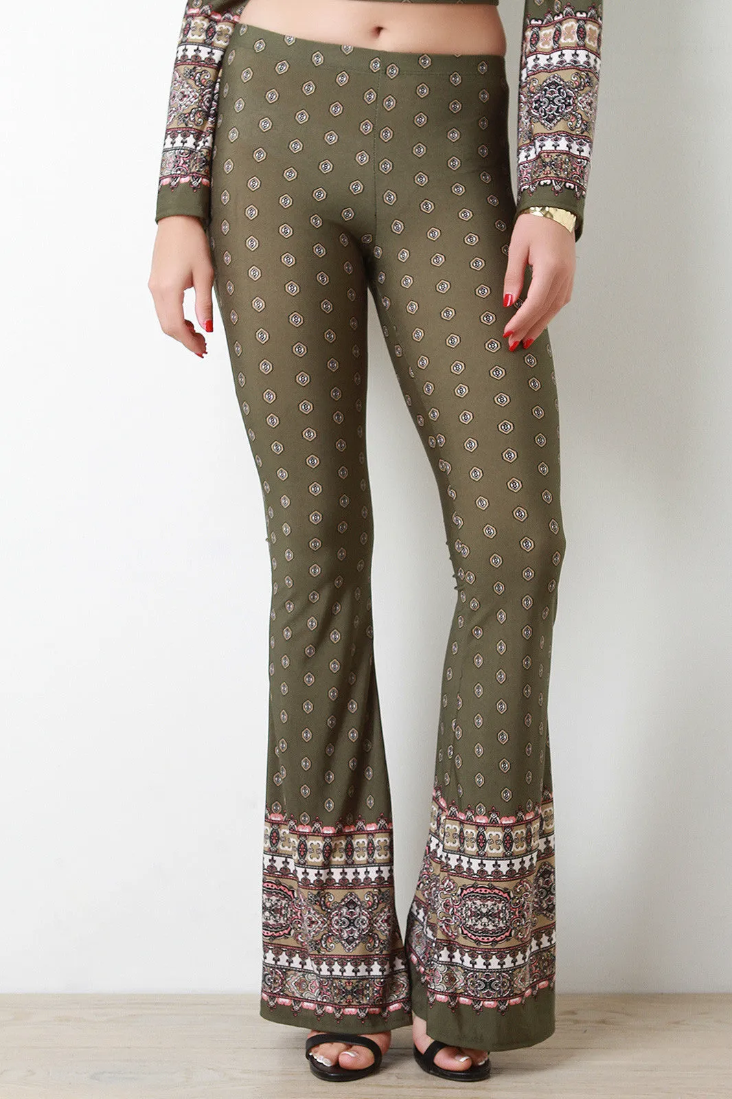 Bohemian Bell Bottom Pants