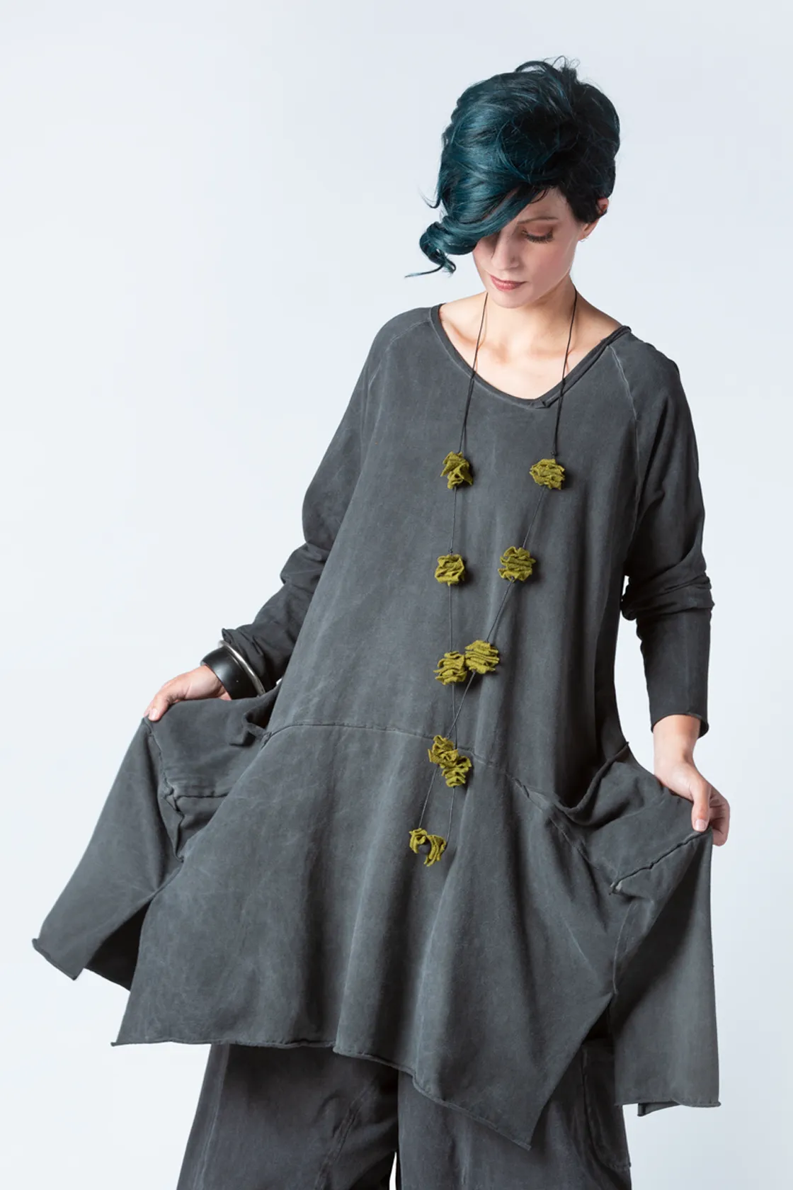 Bolzano Tunic in Grey Stonewash Tokyo