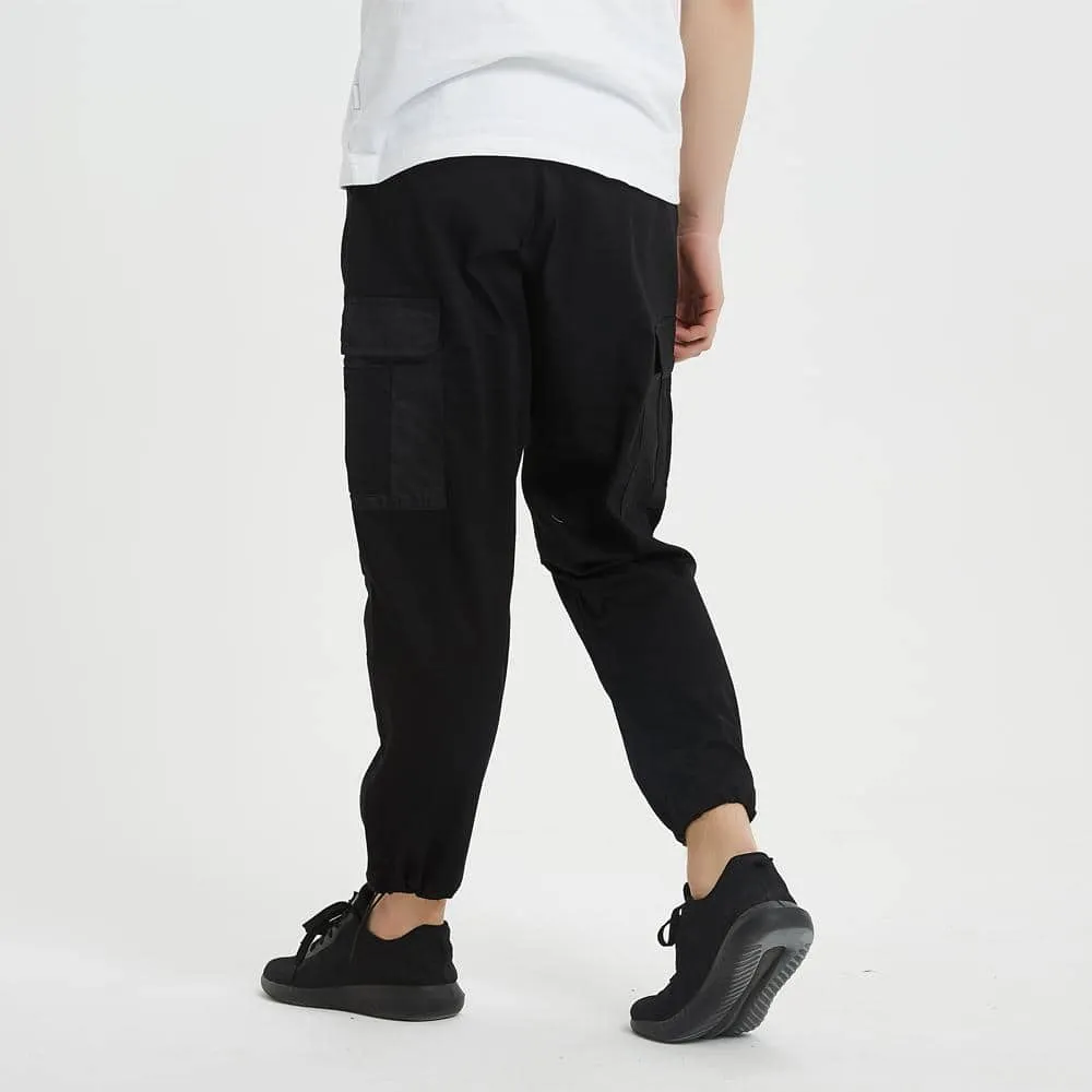 Boysnextdoor 3 Way Patchwork Cargo Chino Pants Black