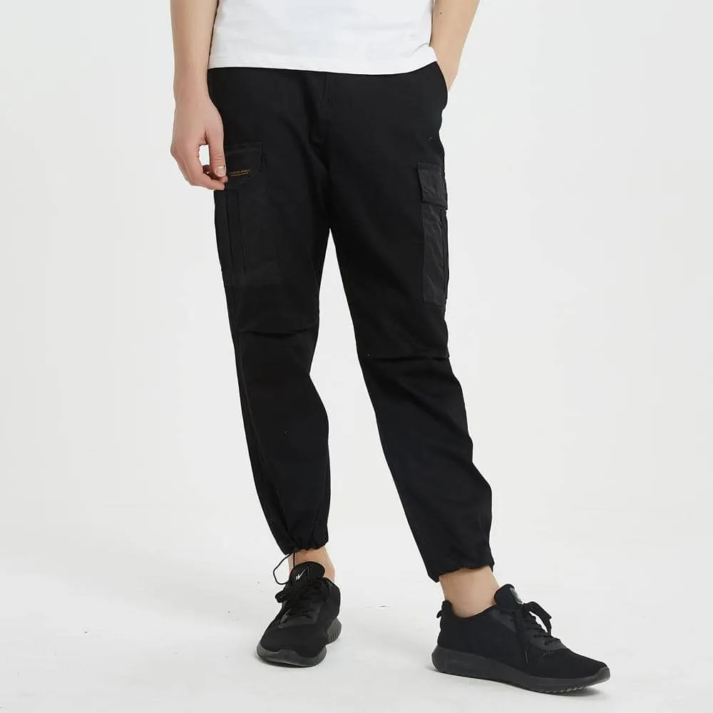 Boysnextdoor 3 Way Patchwork Cargo Chino Pants Black