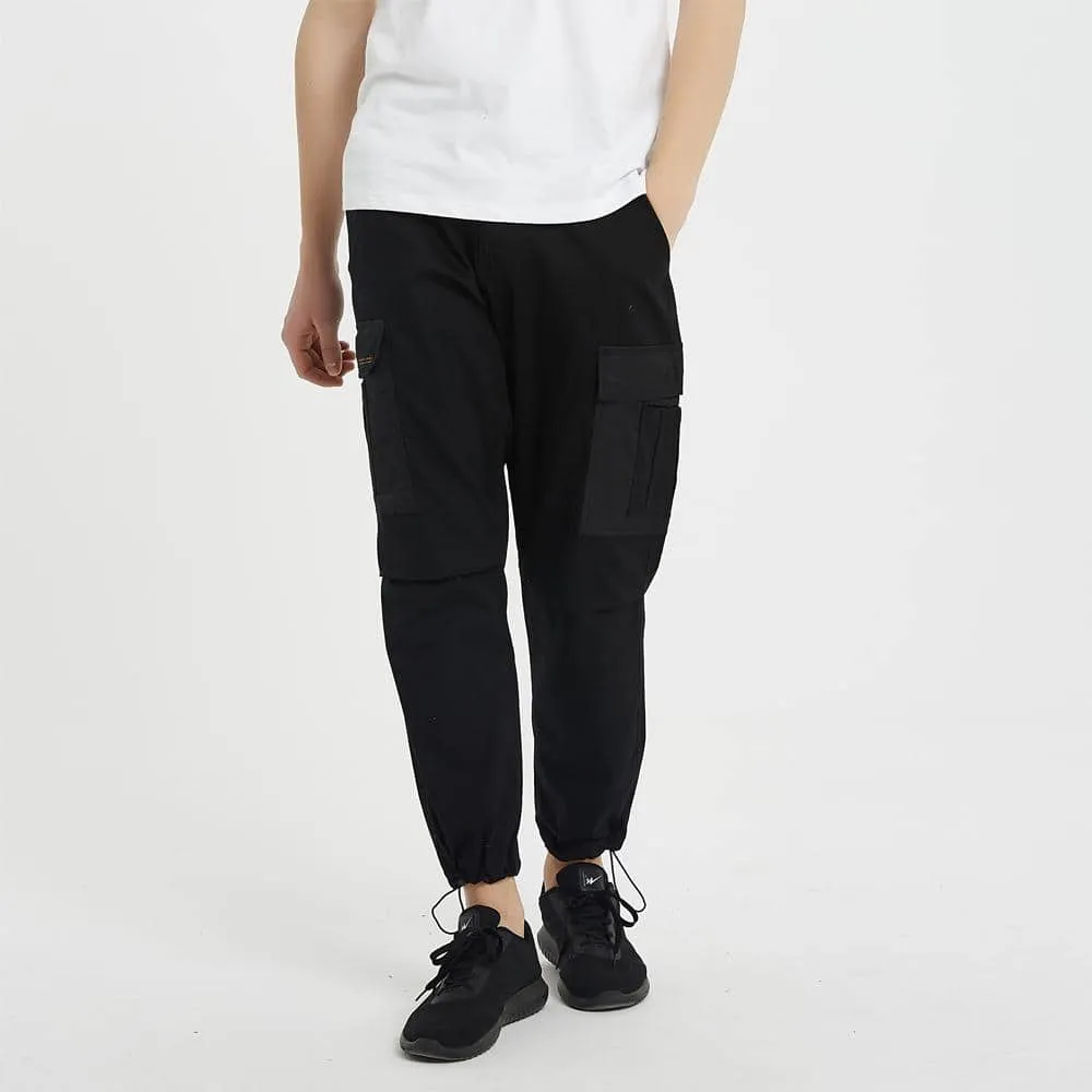 Boysnextdoor 3 Way Patchwork Cargo Chino Pants Black