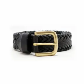 Braid Belt Solid Brass – Matte Black