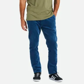 BRIXTON Choice Chino Pant - Joe Blue Cord