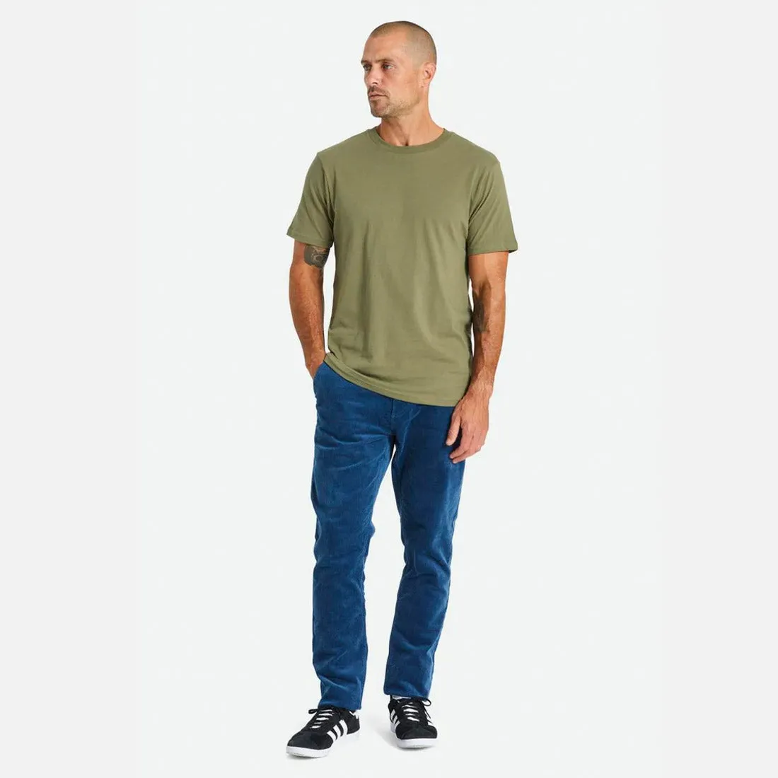 BRIXTON Choice Chino Pant - Joe Blue Cord