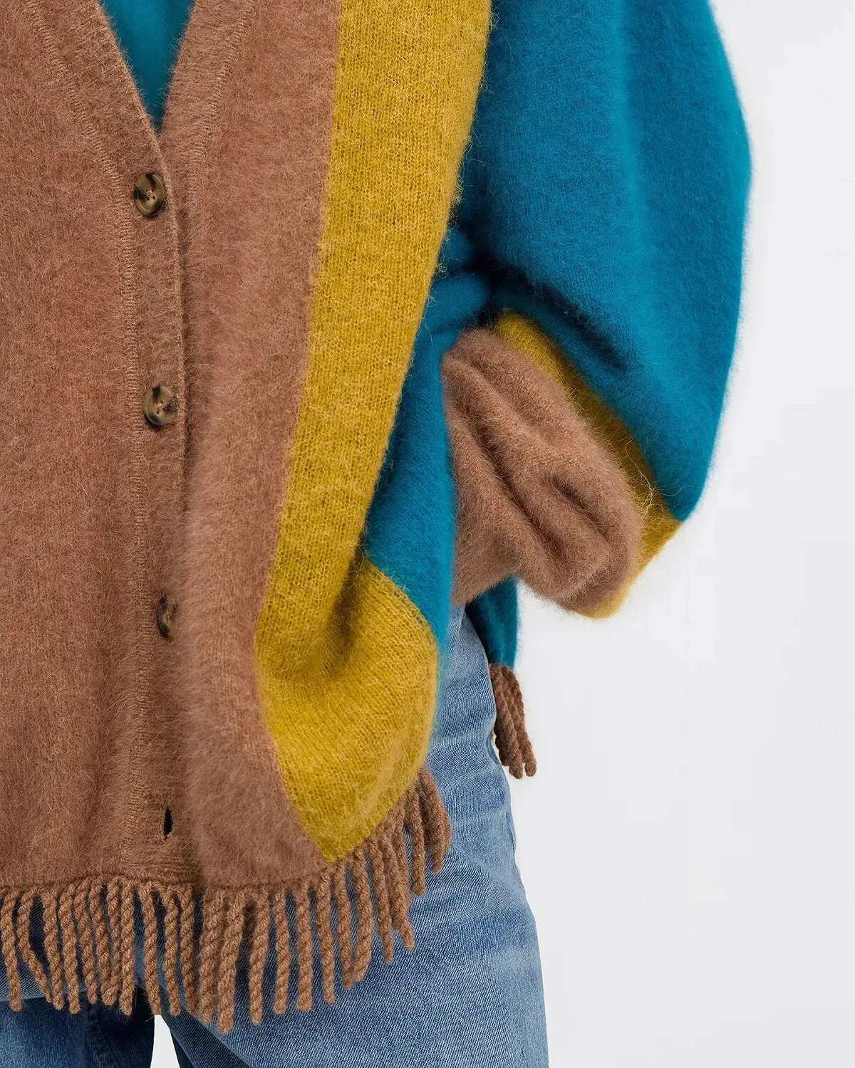 CARDIGAN CON FRANGE