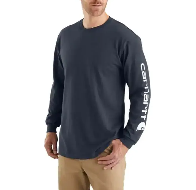 Carhartt Long Sleeve Signature Logo Tee | Multiple Colors