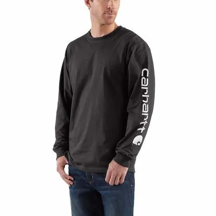 Carhartt Long Sleeve Signature Logo Tee | Multiple Colors