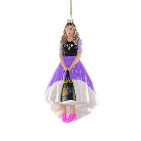 Carrie Bradshaw Ornament 8"