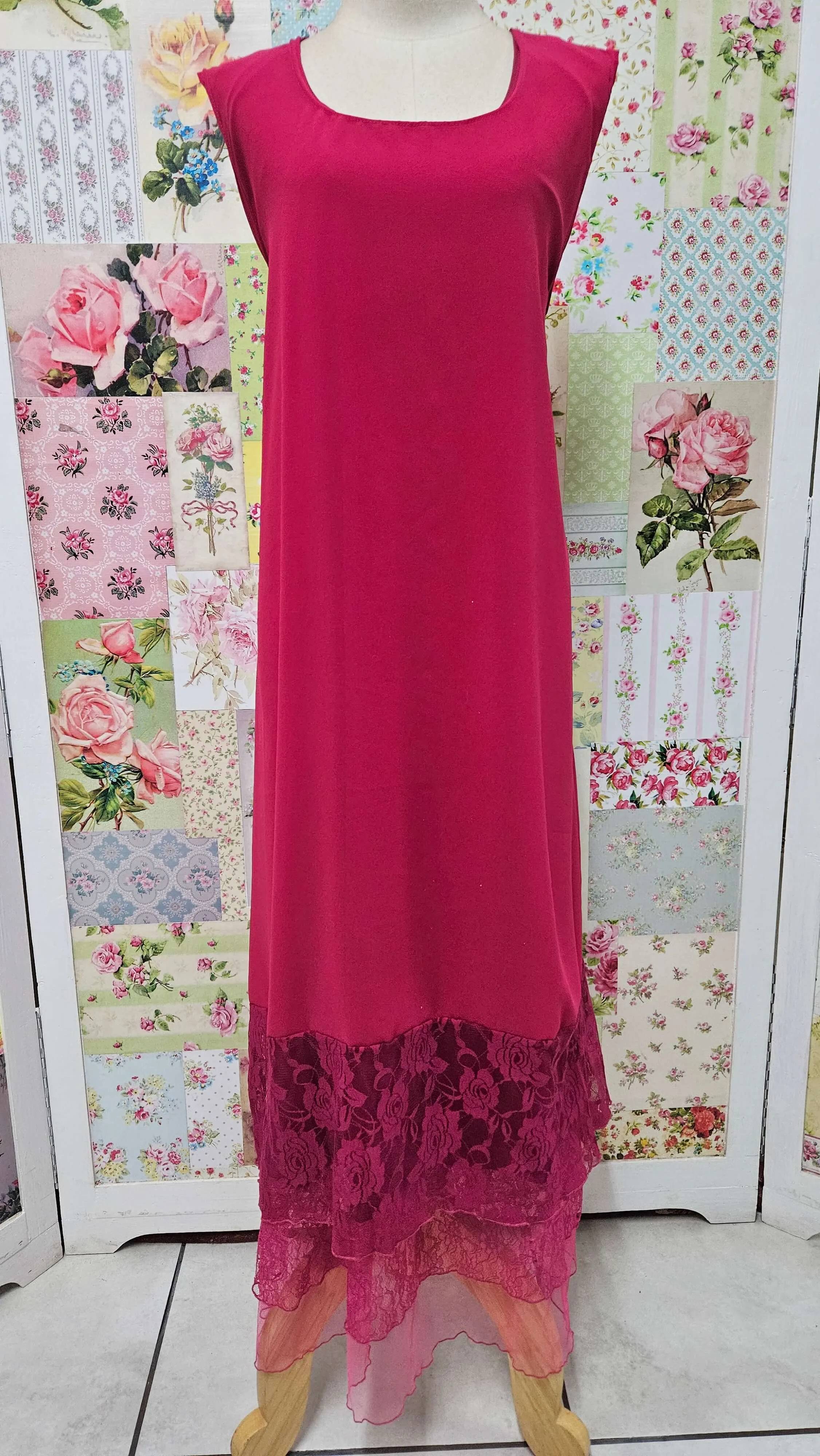 Cerise Pink Dress Set LR0677