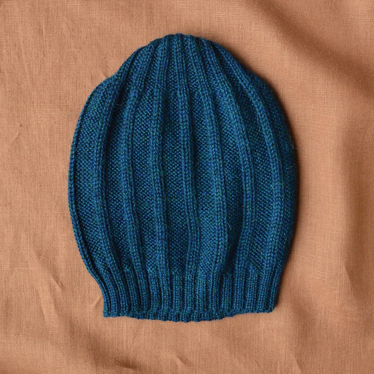 Child's Rib Beanie in 100% Alpaca *Last One!