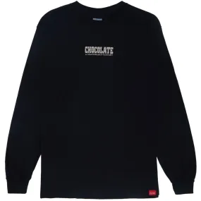 Chocolate Western Long Sleeve T-Shirt - Black