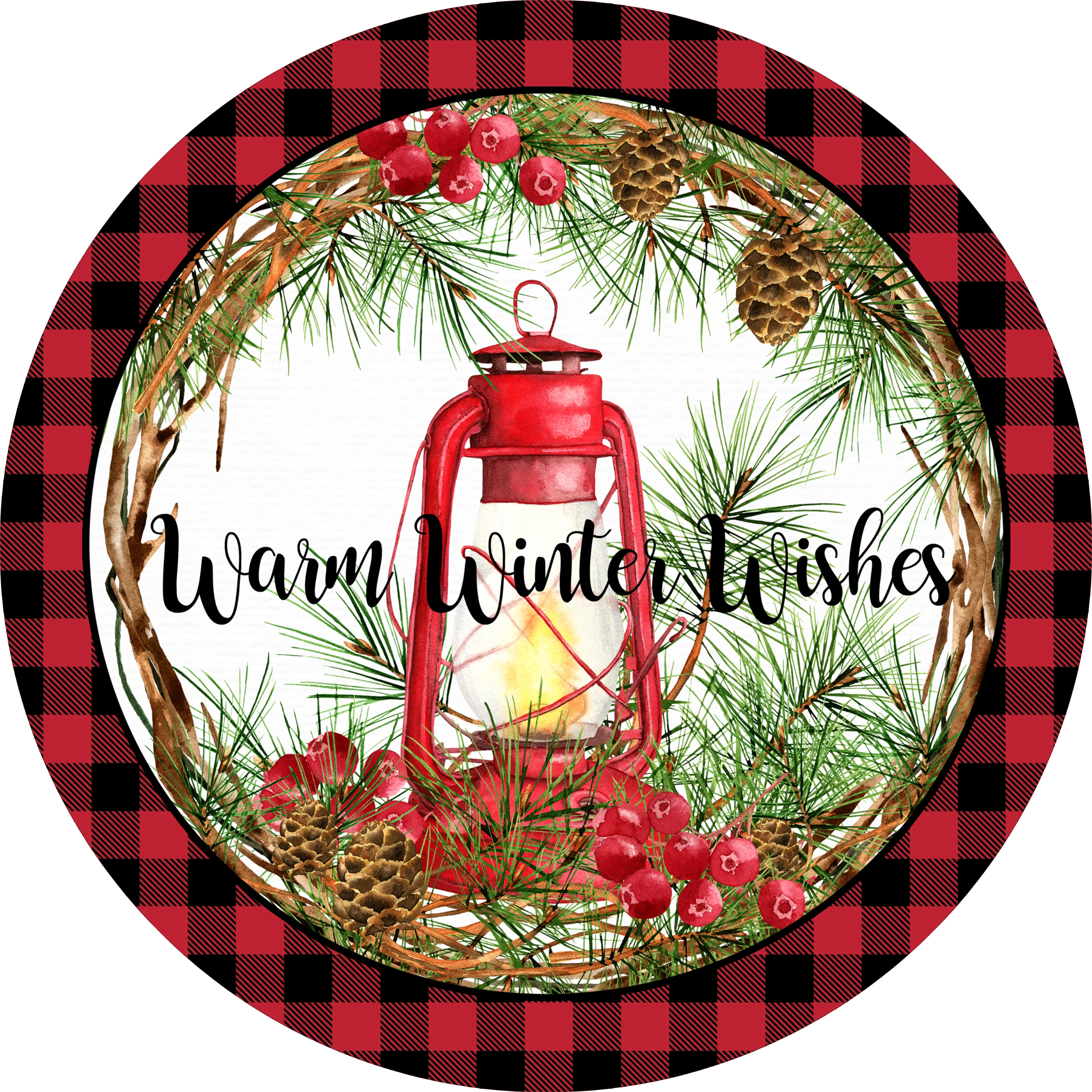 Christmas Lantern, Christmas Sign, Wreath Supplies, Wreath Center