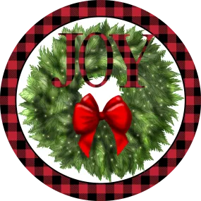 Christmas Wreath Joy, Christmas Sign, Wreath Supplies, Wreath Center