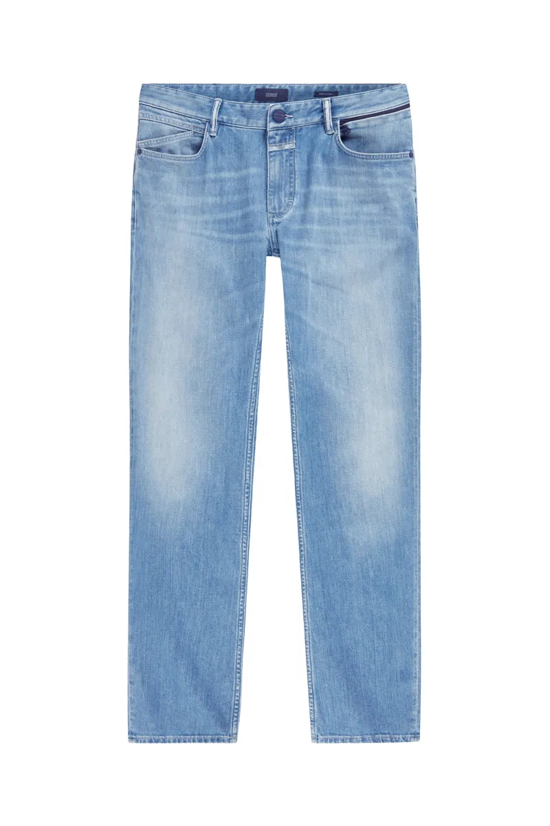 Closed - Jean Slim En Coton Biologique Bleu - Homme