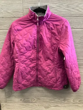 Coat Puffer & Quilted By Free Country In Purple, Size: L