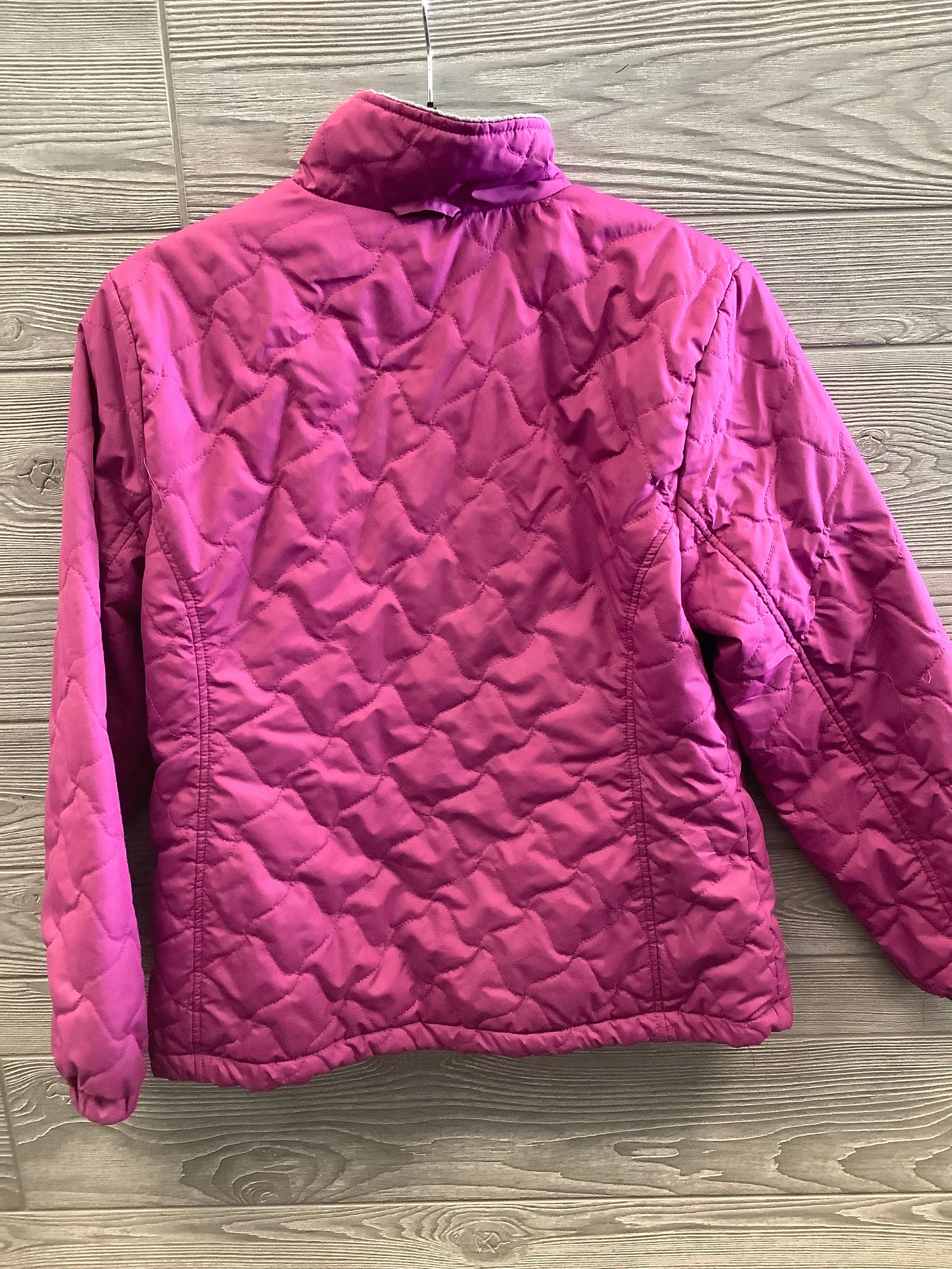 Coat Puffer & Quilted By Free Country In Purple, Size: L