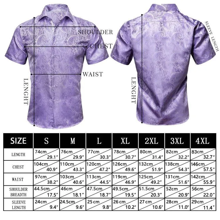 Colorful Leaves Novelty Men's Short Sleeve Summer Shirt