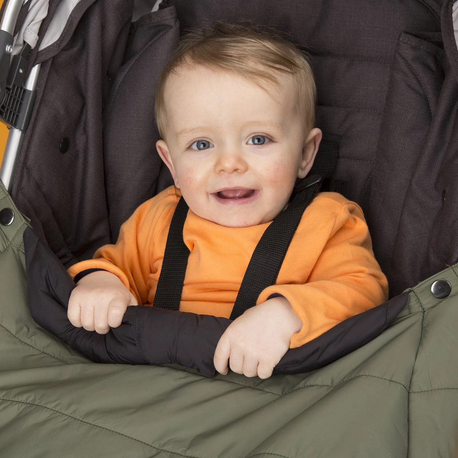 Comfi-Cape 2in1 Carrier Cape and Stroller & Pram Liner - Khaki Green