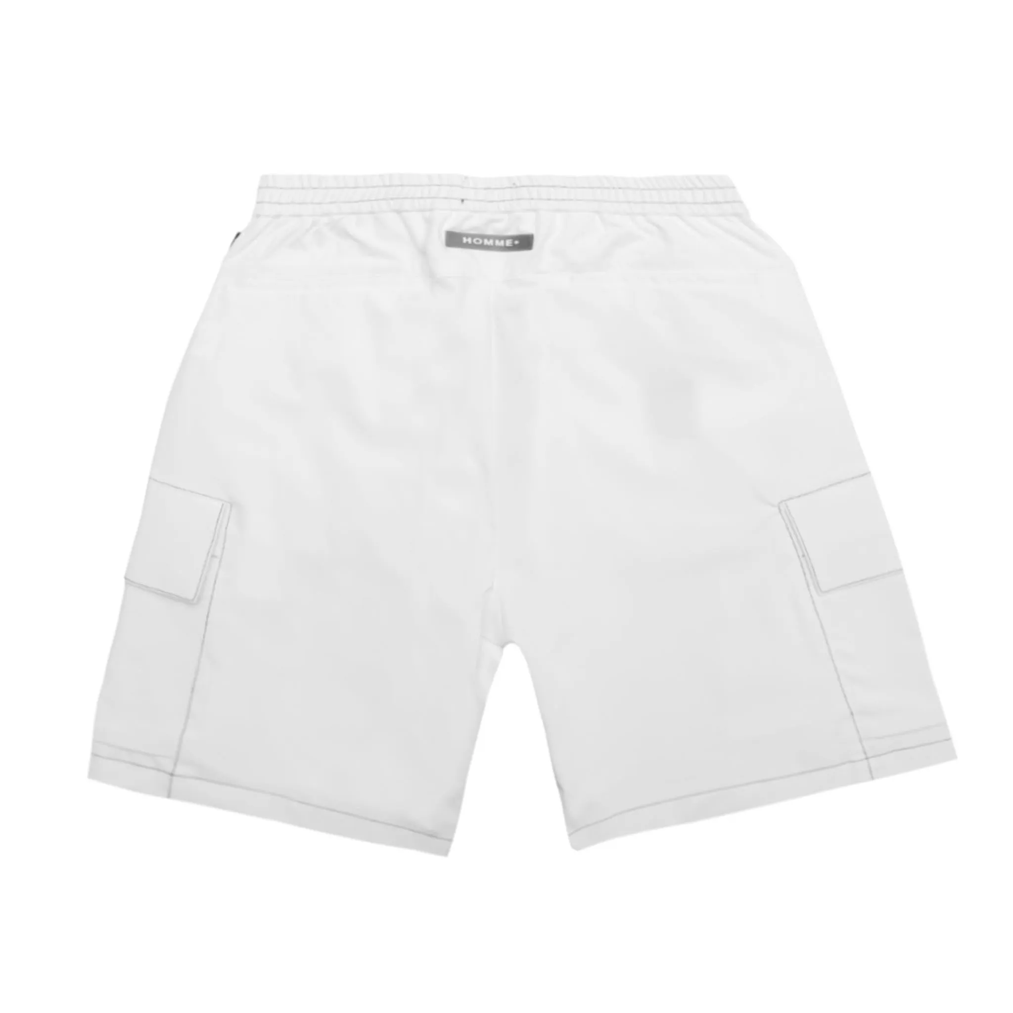 Contrast Stitch Cargo Shorts