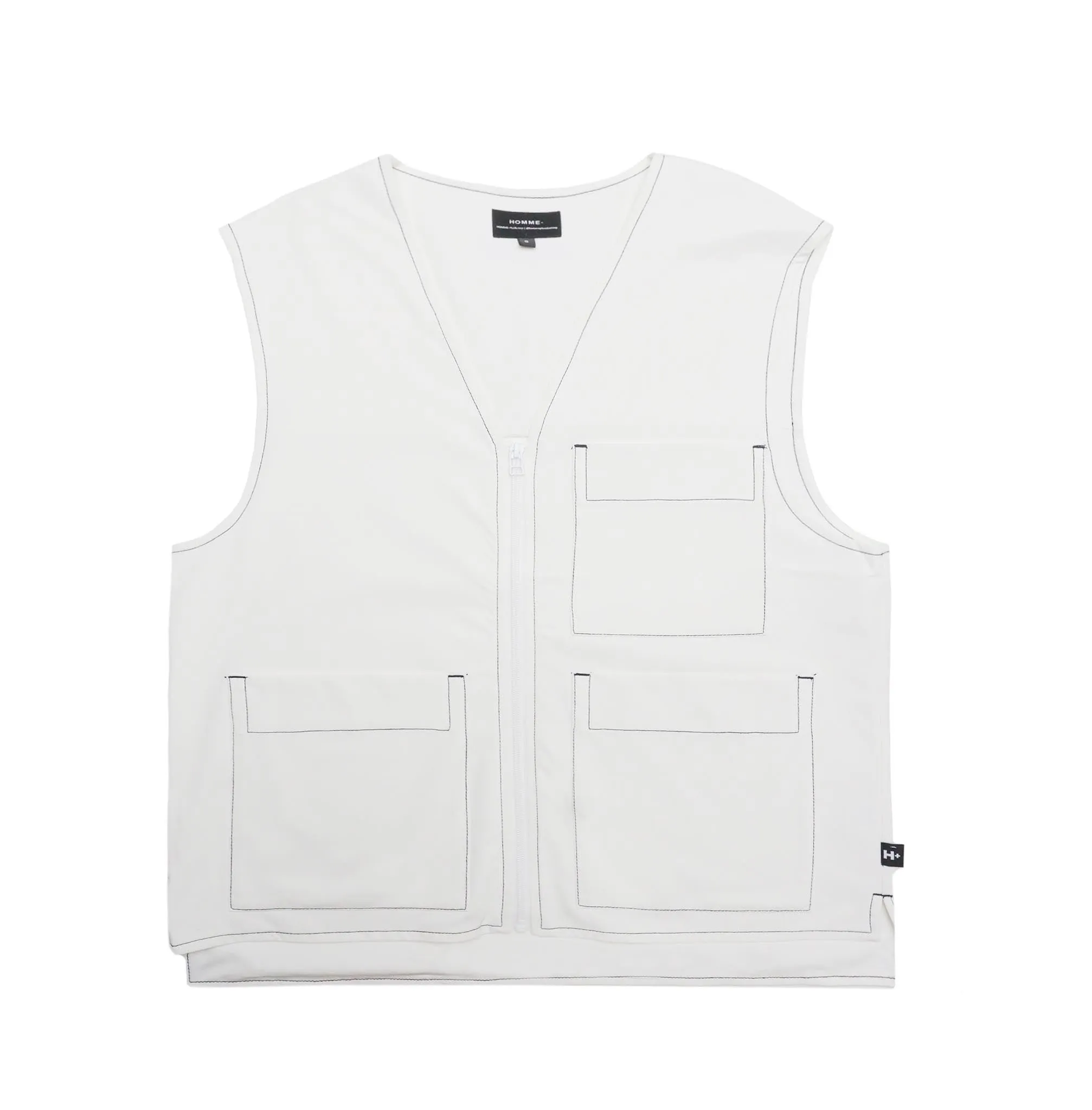 Contrast Stitch Vest